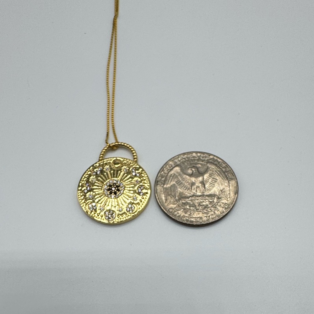 18k Celestial Pendant - Picture 2 of 4